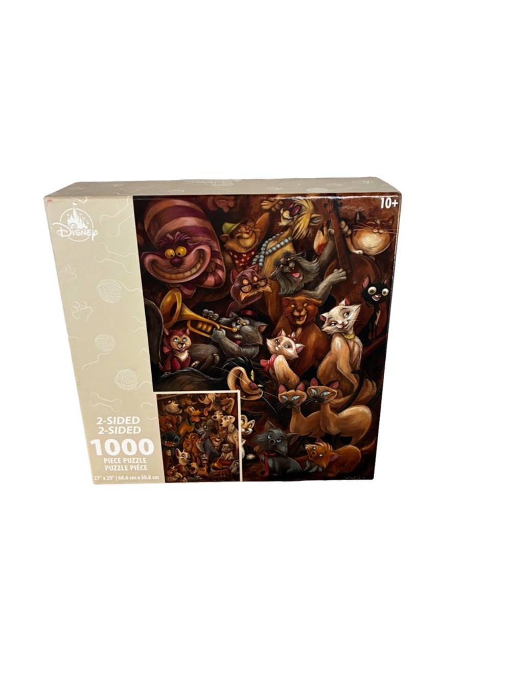 Disney Parks Cats & Dogs 1000-Piece Double-Sided Puzzle NIB 🧩